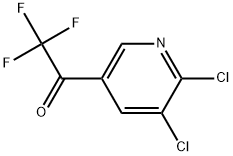 1-(5,6-Dichloropyridin-3-yl)-2,2,2-trifluoroethanone Structure