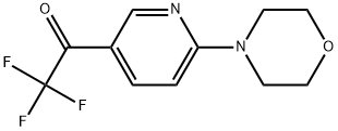 2,2,2-Trifluoro-1-(6-morpholinopyridin-3-yl)ethanone Structure