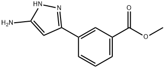 methyl 3-(5-amino-1H-pyrazol-3-yl)benzoate Structure