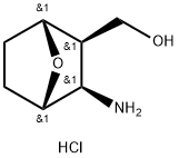 diexo-3-Amino-7-oxa-bicyclo[2.2.1]heptyl-2-methanol hydrochloride Structure