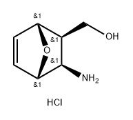 diexo-(3-amino-7-oxabicyclo[2.2.1]hept-5-en-2-yl)methanol hydrochloride Structure