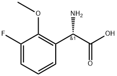 (2S)-2-amino-2-(3-fluoro-2-methoxyphenyl)acetic acid Structure