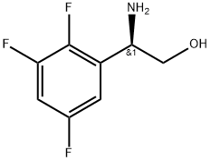 Benzeneethanol, β-amino-2,3,5-trifluoro-, (βR)- 구조식 이미지