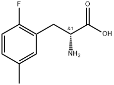 2-Fluoro-5-methyl-D-phenylalanine 구조식 이미지