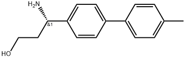 [1,1'-Biphenyl]-4-propanol, γ-amino-4'-methyl-, (γS)- Structure