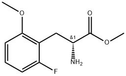 methyl (2R)-2-amino-3-(2-fluoro-6-methoxyphenyl)propanoate Structure