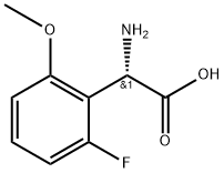 (2S)-2-amino-2-(2-fluoro-6-methoxyphenyl)acetic acid Structure