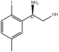 (2R)-2-amino-2-(2-iodo-5-methylphenyl)ethanol Structure