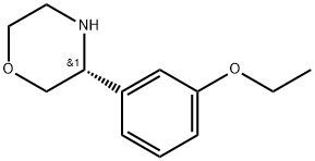 (R)-3-(3-ethoxyphenyl)morpholine 구조식 이미지
