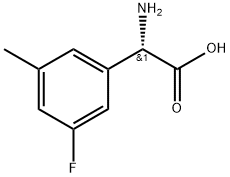 (2S)-2-amino-2-(3-fluoro-5-methylphenyl)acetic acid Structure