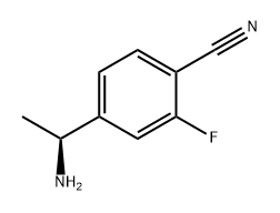 (S)-4-(1-aminoethyl)-2-fluorobenzonitrile Structure