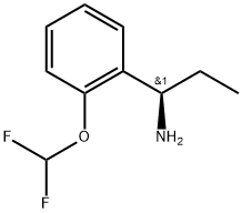 1-(2-(difluoromethoxy)phenyl)propan-1-amine Structure