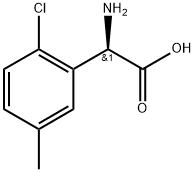 (2R)-2-amino-2-(2-chloro-5-methylphenyl)acetic acid Structure