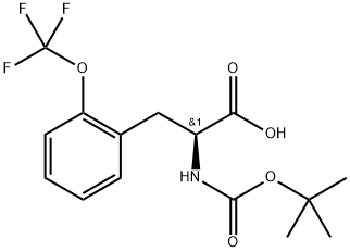 N-Boc-L-Phe(2-OCF3)-OH Structure