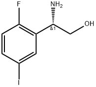 (2S)-2-amino-2-(2-fluoro-5-iodophenyl)ethanol Structure