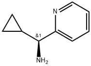 2-Pyridinemethanamine, α-cyclopropyl-, (αS)- Structure