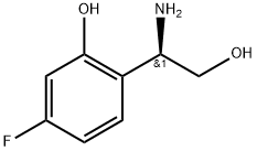 (βR)-β-AMino-4-fluoro-2-hydroxybenzeneethanol Structure