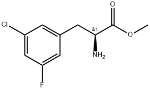 methyl (2S)-2-amino-3-(3-chloro-5-fluorophenyl)propanoate Structure