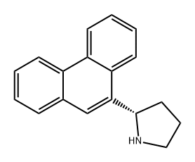 (S)-2-(phenanthren-9-yl)pyrrolidine Structure