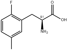 2-Fluoro-5-methyl-L-phenylalanine Structure