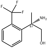 (2S)-2-amino-2-[2-(trifluoromethyl)phenyl]propan-1-ol Structure