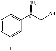 (2R)-2-amino-2-(5-fluoro-2-methylphenyl)ethanol 구조식 이미지