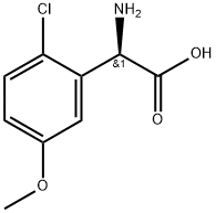 (2R)-2-amino-2-(2-chloro-5-methoxyphenyl)acetic acid Structure