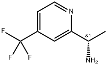 (1S)-1-[4-(TRIFLUOROMETHYL)(2-PYRIDYL)]ETHYLAMINE Structure