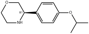 (R)-3-(4-isopropoxyphenyl)morpholine 구조식 이미지
