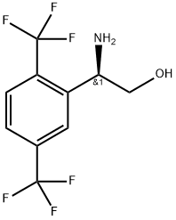 (2R)-2-amino-2-[2,5-bis(trifluoromethyl)phenyl]ethanol 구조식 이미지