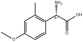 (2S)-2-amino-2-(4-methoxy-2-methylphenyl)acetic acid Structure