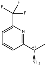 (1S)-1-[6-(TRIFLUOROMETHYL)(2-PYRIDYL)]ETHYLAMINE Structure