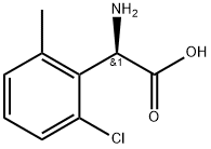 (2R)-2-amino-2-(2-chloro-6-methylphenyl)acetic acid Structure