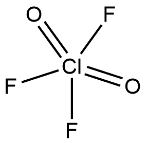 Chlorine fluoride oxide (ClF3O2) Structure