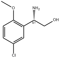(2S)-2-amino-2-(5-chloro-2-methoxyphenyl)ethan-1-ol Structure