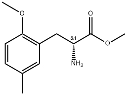 methyl (2R)-2-amino-3-(2-methoxy-5-methylphenyl)propanoate Structure