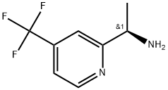 2-Pyridinemethanamine, α-methyl-4-(trifluoromethyl)-, (αR)- Structure