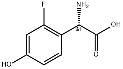 (2S)-2-amino-2-(2-fluoro-4-hydroxyphenyl)acetic acid Structure