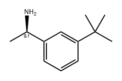 Benzenemethanamine, 3-(1,1-dimethylethyl)-α-methyl-, (αR)- Structure