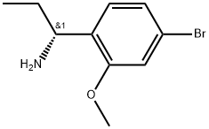 (R)-1-(4-bromo-2-methoxyphenyl)propan-1-amine Structure