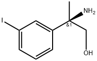 (2R)-2-amino-2-(3-iodophenyl)propan-1-ol Structure