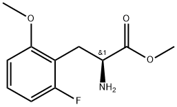 methyl (2S)-2-amino-3-(2-fluoro-6-methoxyphenyl)propanoate Structure