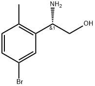 (2S)-2-amino-2-(5-bromo-2-methylphenyl)ethanol 구조식 이미지