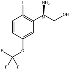 (2R)-2-amino-2-[2-iodo-5-(trifluoromethoxy)phenyl]ethanol Structure