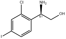 (2R)-2-amino-2-(2-chloro-4-iodophenyl)ethan-1-ol Structure