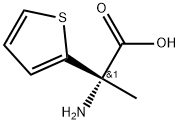 2-Thiopheneacetic acid, α-amino-α-methyl-, (αS)- Structure