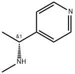 4-Pyridinemethanamine, N,α-dimethyl-, (αR)- Structure