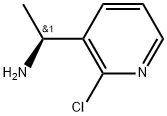 3-Pyridinemethanamine, 2-chloro-α-methyl-, (αS)- 구조식 이미지