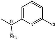 2-Pyridinemethanamine, 6-chloro-α-methyl-, (αR)- 구조식 이미지