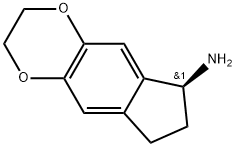 (S)-2,3,7,8-tetrahydro-6H-indeno[5,6-b][1,4]dioxin-6-amine 구조식 이미지